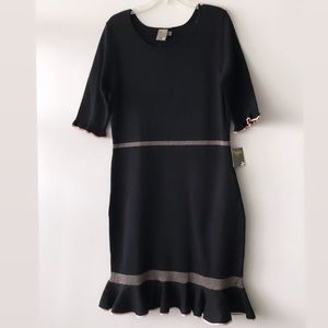 TAYLOR black sweater dress.
